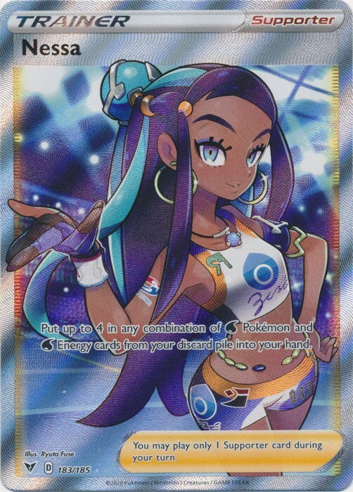 Nessa (Full Art) 183/185 Swsh04: Vivid Voltage Holo
