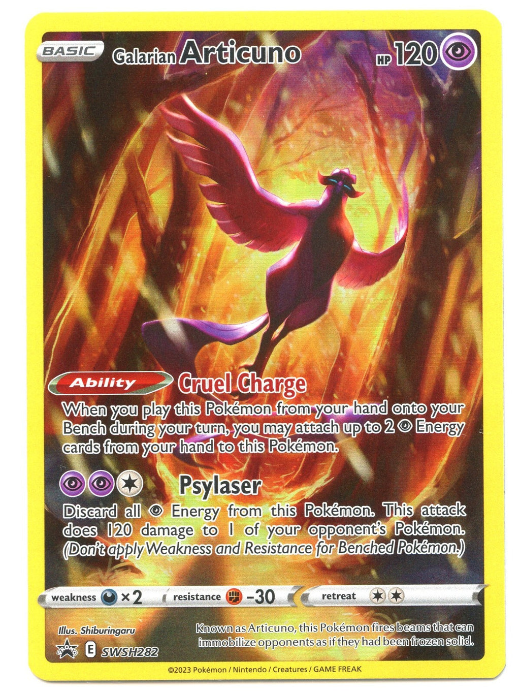 Galarian Articuno SWSH282 SWSH: Sword & Shield Promo Cards Holo