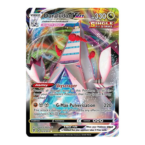 Duraludon VMAX 123/203 SWSH07: Evolving Skies Holo