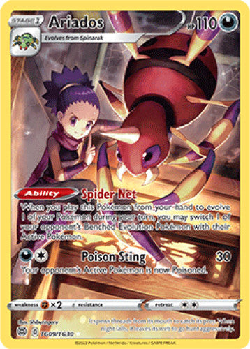 Ariados TG09/TG30 Swsh09: Brilliant Stars Trainer Gallery Holo
