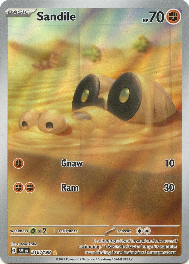 Sandile 216/198 SV01: Scarlet & Violet Base Set Holo