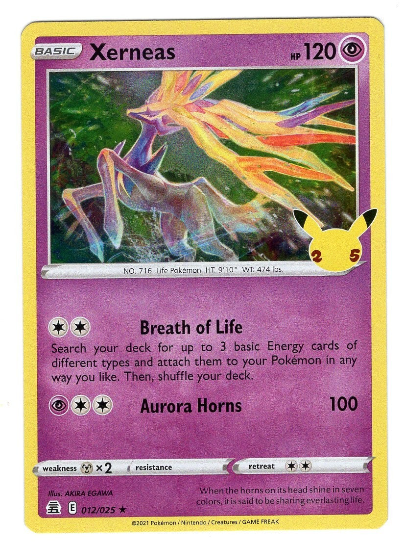 Xerneas 012/025 Celebrations Holo