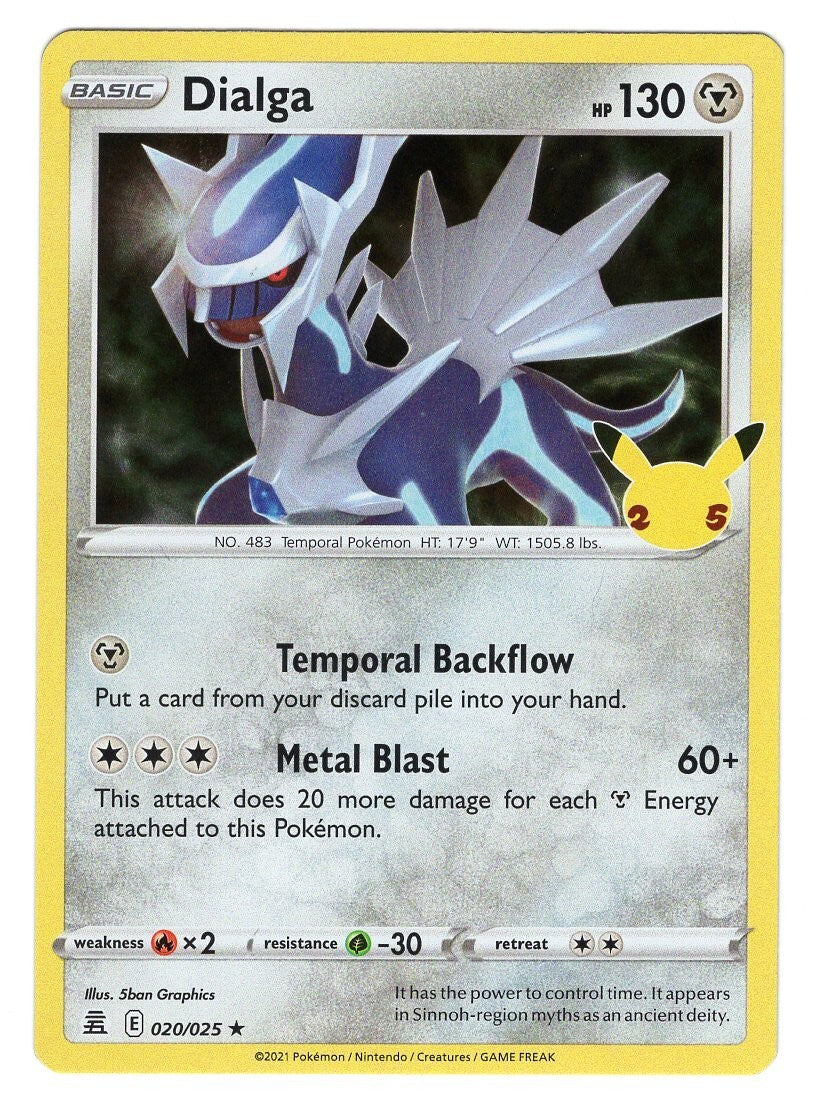 Dialga 020/025 Celebrations Holo