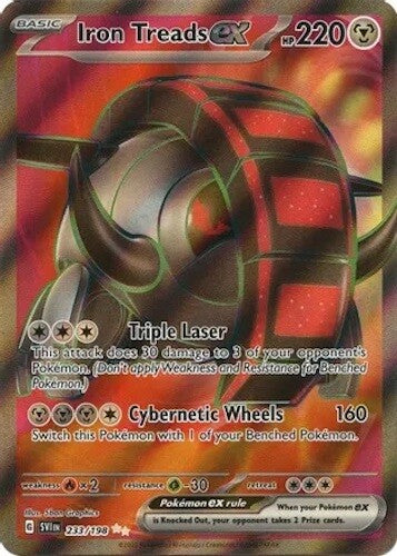 Iron Treads ex 233/198 SV01: Scarlet & Violet Base Set Holo